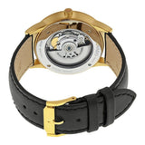 Movado 1881 Automatic Black Dial Black Leather Strap Watch For Men - 606875 Authentic Buy Shop Now