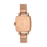 Tissot Lovely Square Lady Quartz Rose Gold Dial Rose Gold Mesh Bracelet Watch For Women - T058.109.33.456.00 Authentic Buy Shop Now