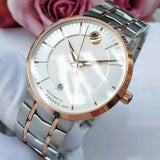 Movado 1881 Automatic Silver Dial Two Tone Steel Strap Watch For Men - 607063 Authentic Buy Shop Now