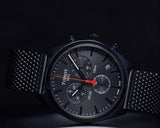 Tissot T Classic PR 100 Chronograph Black Dial Black Mesh Bracelet Watch For Men - T101.417.33.051.00 Authentic Buy Shop Now