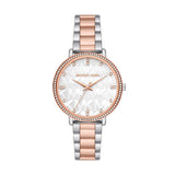 Michael Kors Pyper Quartz White Dial Two Tone Steel Strap Watch For Women - MK4667 Authentic Buy Shop Now