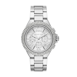 Michael Kors Camille Crystals Quartz Silver Dial Silver Steel Strap Watch for Women - MK6993 Authentic Buy Shop Now