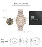 Michael Kors Runway Chronograph Grey Dial Grey Silicone Strap Watch For Women - MK7386 Authentic Buy Shop Now