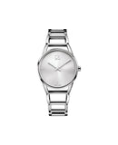Calvin Klein Stately Silver Dial Silver Steel Strap Watch for Women - K3G2312W Authentic Buy Shop Now