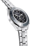 Swarovski Octea Lux Sport Chronograph Black Dial Silver Steel Strap Watch for Women - 5610520 Authentic Buy Shop Now