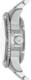 Emporio Armani Diver Automatic Green Dial Silver Steel Strap Watch For Men - AR60061 Authentic Buy Shop Now