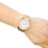 Guess Mini Surprise Analog Silver Dial Rose Gold Steel Strap Watch For Women - W0623L2 Authentic Buy Shop Now