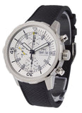 IWC Aquatimer Chronograph White Dial Black Rubber Strap Watch for Men - IW376801 Authentic Buy Shop Now