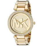 Michael Kors Parker Diamonds Gold Dial Gold Steel Strap Watch for Women - MK5784 Authentic Buy Shop Now