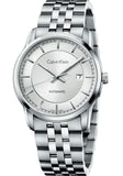 Calvin Klein Infinity Automatic Silver Dial Silver Steel Strap Watch for Men - K5S34146 Authentic Buy Shop Now