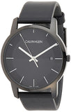 Calvin Klein City Quartz Black Dial Black Leather Strap Watch for Men - K2G2G4C1 Authentic Buy Shop Now