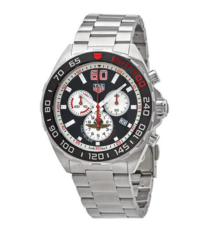 Tag Heuer Formula 1 Indy 500 Special Edition Black Dial Silver Steel Strap Watch for Men - CAZ101V.BA0842 Authentic Buy Shop Now