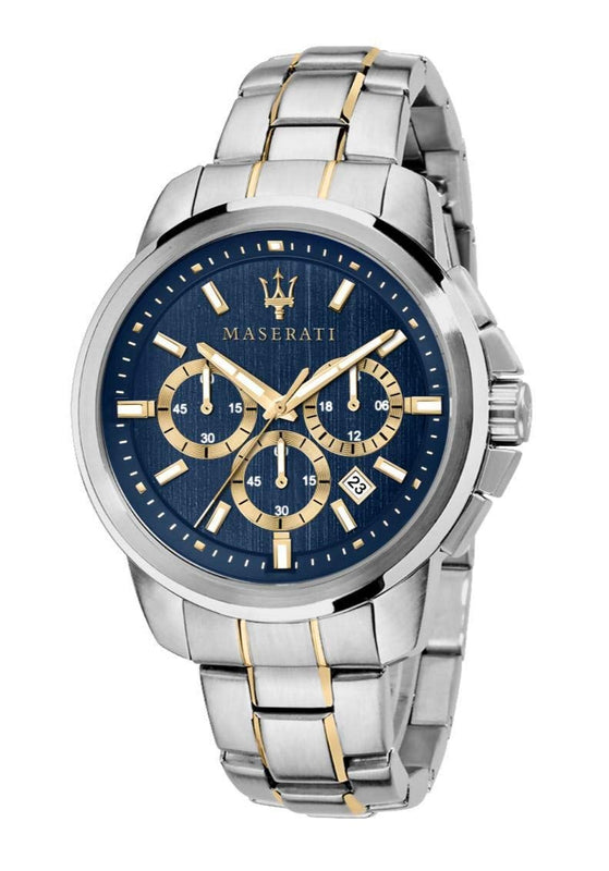 Maserati Successo Chronograph 44mm Stainless Steel Watch For Men - R8873621008 Authentic Buy Shop Now