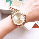 Michael Kors Bradshaw Quartz Gold Dial Gold Steel Strap Watch For Women - MK6555 Authentic Buy Shop Now
