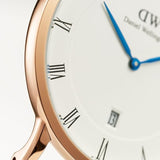 Daniel Wellington Dapper Cornwall White Dial Black Nylon Strap Watch For Men - DW00100261 Authentic Buy Shop Now