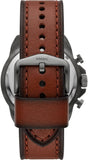 Fossil Bronson Chronograph Grey Dial Brown Leather Strap Watch for Men - FS5855 Authentic Buy Shop Now