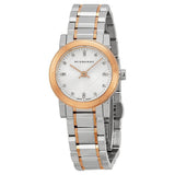 Burberry The City Silver Dial Two Tone Steel Strap Watch for Women - BU9214 Authentic Buy Shop Now