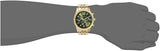Michael Kors Lexington Chronograph Green Dial Gold Steel Strap Watch for Men - MK8446 Authentic Buy Shop Now