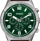 Fossil Brox Multifunction Green Dial Brown Leather Strap Watch for Men - BQ2801 Authentic Buy Shop Now