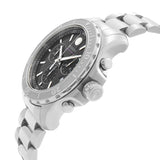 Movado Series 800 Chronograph Black Dial Silver Steel Strap Watch For Men - 2600110 Authentic Buy Shop Now