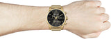 Hugo Boss Skymaster Black Dial Gold Mesh Bracelet Watch for Men - 1513838 Authentic Buy Shop Now