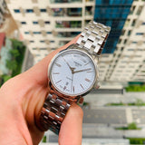 Tissot T Classic Automatic III Day Date White Dial Silver Steel Strap Watch for Men - T065.930.11.031.00 Authentic Buy Shop Now