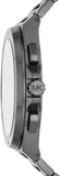 Michael Kors Lennox Chronograph Quartz Grey Dial Grey Steel Strap Watch For Men - MK9102 Authentic Buy Shop Now