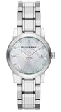 Burberry The City Diamonds Silver Dial Silver Steel Strap Watch for Women - BU9125 Authentic Buy Shop Now