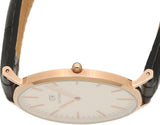 Daniel Wellington Classic Reading White Dial Black Leather Strap Watch For Men - DW00100014 Authentic Buy Shop Now