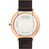 Movado Ultra Slim Silver Dial Brown Leather Strap Watch For Women - 0607093 Authentic Buy Shop Now