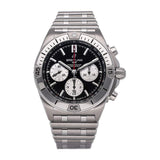 Breitling Chronomat B01 42mm Black Dial Silver Steel Strap Watch for Men - AB0134101B1A1 Authentic Buy Shop Now