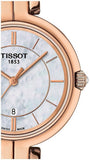 Tissot T Lady Flamingo Mother of Pearl Dial Rose Gold Steel Strap Watch For Women - T094.210.33.111.01 Authentic Buy Shop Now