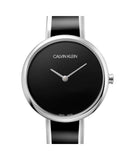 Calvin Klein Seduce Black Dial Two Tone Steel Strap Watch for Women - K4E2N111 Authentic Buy Shop Now
