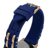 Guess Oasis Blue Dial Blue & Rose Gold Stainless Steel Strap Watch For Men - W0366G4 Authentic Buy Shop Now