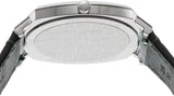 Gucci Grip Quartz Silver Dial Green Leather Strap Watch For Women - YA157414 Authentic Buy Shop Now