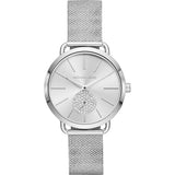Michael Kors Portia Silver Dial Silver Mesh Bracelet Watch for Women - MK3843 Authentic Buy Shop Now