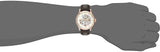 Fossil Townsman Automatic Skeleton White Dial Brown Leather Strap Watch for Men - ME3078 Authentic Buy Shop Now