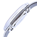 Calvin Klein Glam Transparent Silver Dial Grey Leather Strap Watch for Women - K9423193 Authentic Buy Shop Now