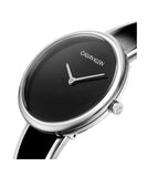 Calvin Klein Seduce Black Dial Two Tone Steel Strap Watch for Women - K4E2N111 Authentic Buy Shop Now