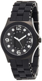 Marc Jacobs Pelly Black Dial Black Silicone Strap Watch for Women - MBM2528 Authentic Buy Shop Now