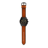 Fossil Bronson Black Dial Brown Leather Strap Watch for Men - FS5714 Authentic Buy Shop Now