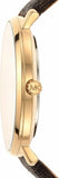 Michael Kors Pyper Quartz Silver Dial Brown Leather Strap Watch For Women - MK2857 Authentic Buy Shop Now