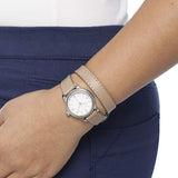 Burberry Utilitarian White Dial Pink Leather Strap Watch for Women - BU7847 Authentic Buy Shop Now