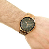 Hugo Boss Trophy Grey Dial Rose Gold Steel Strap Watch for Men - 1513632 Authentic Buy Shop Now