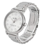 Coach Delancey White Dial Silver Steel Strap Watch for Women - 14502495 Authentic Buy Shop Now
