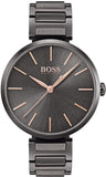 Hugo Boss Allusion Quartz Grey Dial Grey Steel Strap Watch For Men - 1502416 Authentic Buy Shop Now