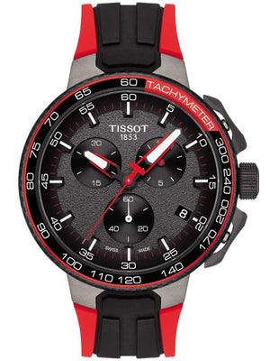 Tissot T Race Cycling Vuelta Black Dial Two Tone Rubber Strap Watch For Men - T111.417.37.441.01 Authentic Buy Shop Now