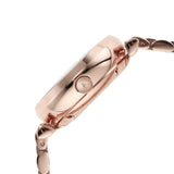 Emporio Armani Meccanico Crystals Black Dial Rose Gold Steel Strap Watch For Women - AR60043 Authentic Buy Shop Now