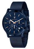 Maserati Epoca Analog Blue Dial Blue Mesh Bracelet Watch For Men - R8873618010 Authentic Buy Shop Now