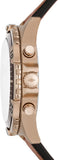 Fossil Garrett Chronograph Brown Dial Brown Leather Strap Watch for Men - FS5867 Authentic Buy Shop Now